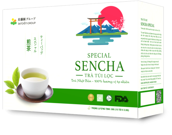 Trà Xanh Sencha Special Satoen - Premium Japanese Tea Since 1948