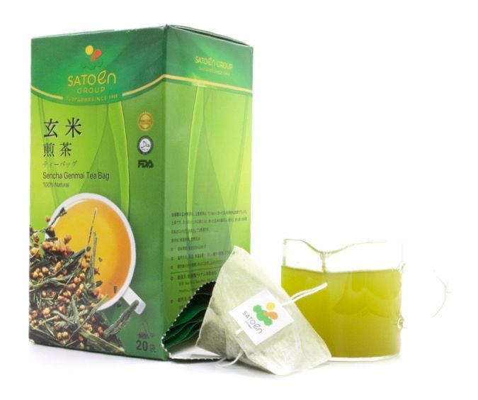 Trà túi lọc Sencha Gạo Rang 50g