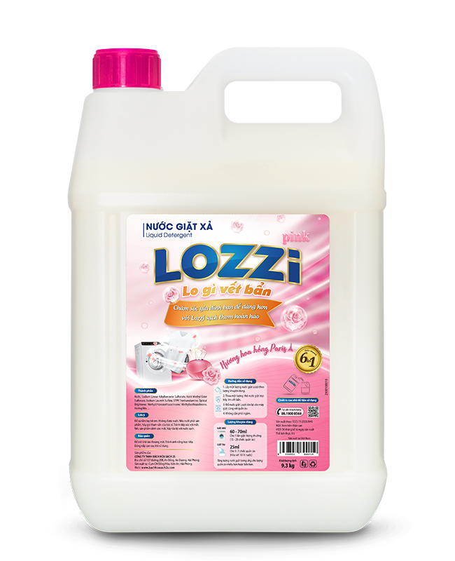 Nước giặt LOZZI Hồng 9.3kg