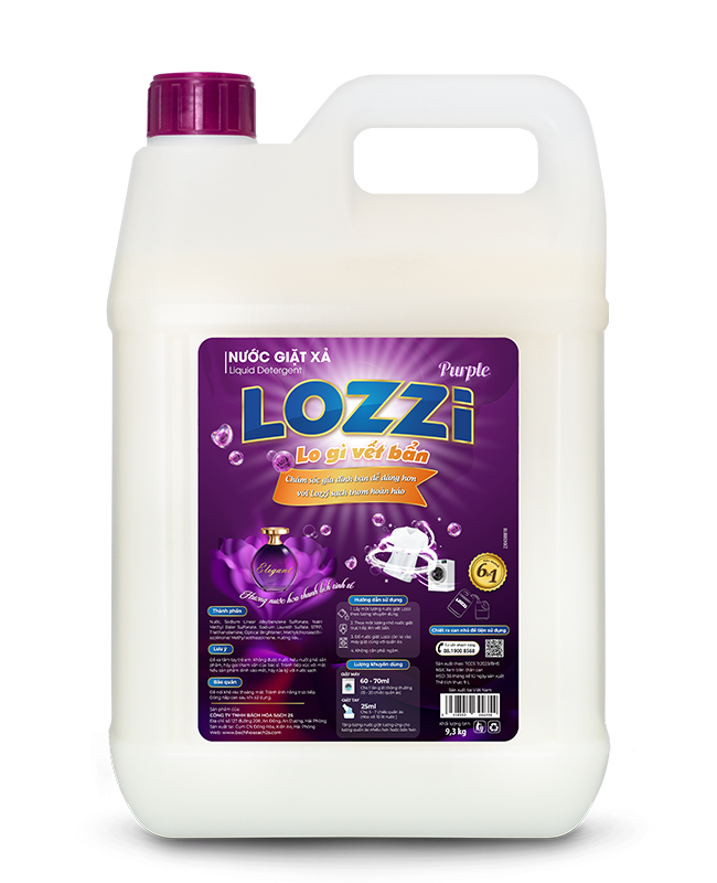 Nước giặt LOZZI Tím 9.3kg