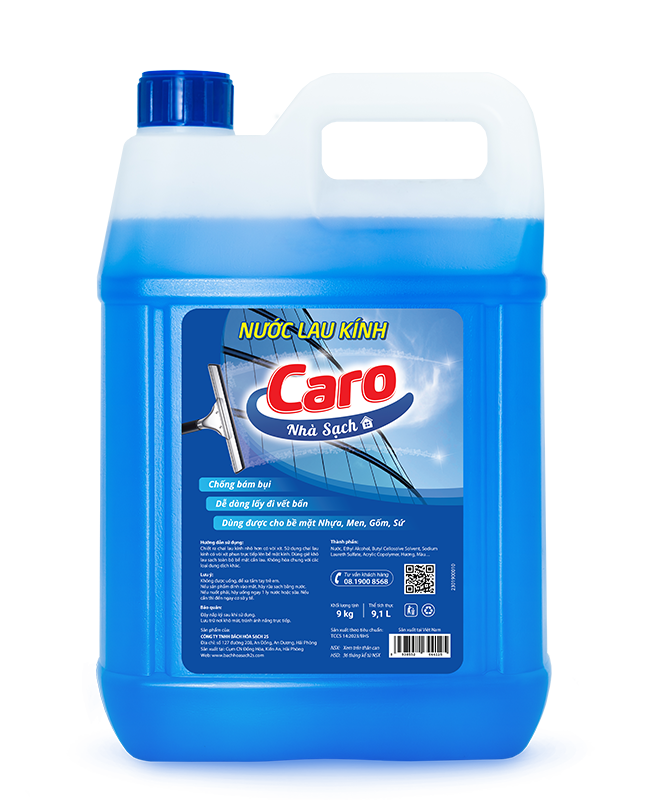 Nước lau kính CARO 9kg