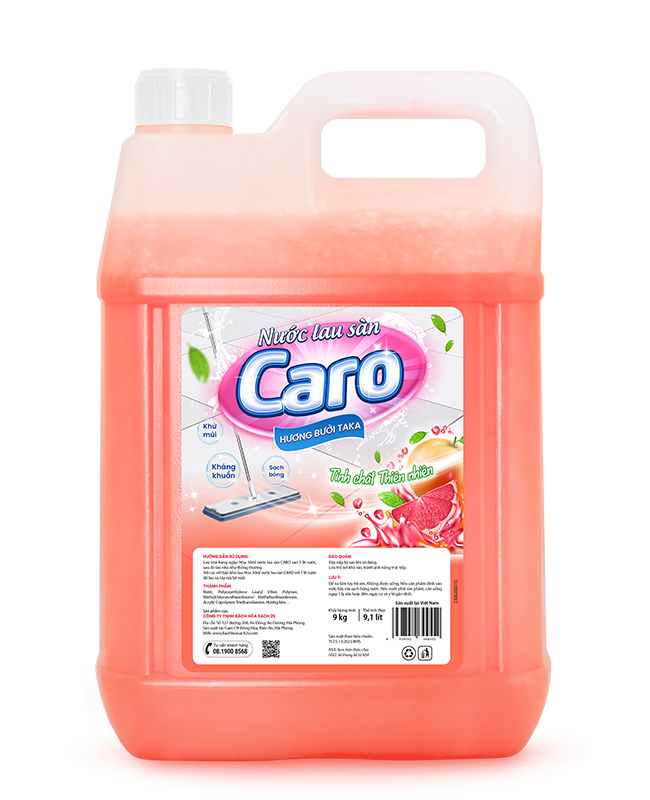 Nước lau sàn CARO hương Bưởi Taka 9kg