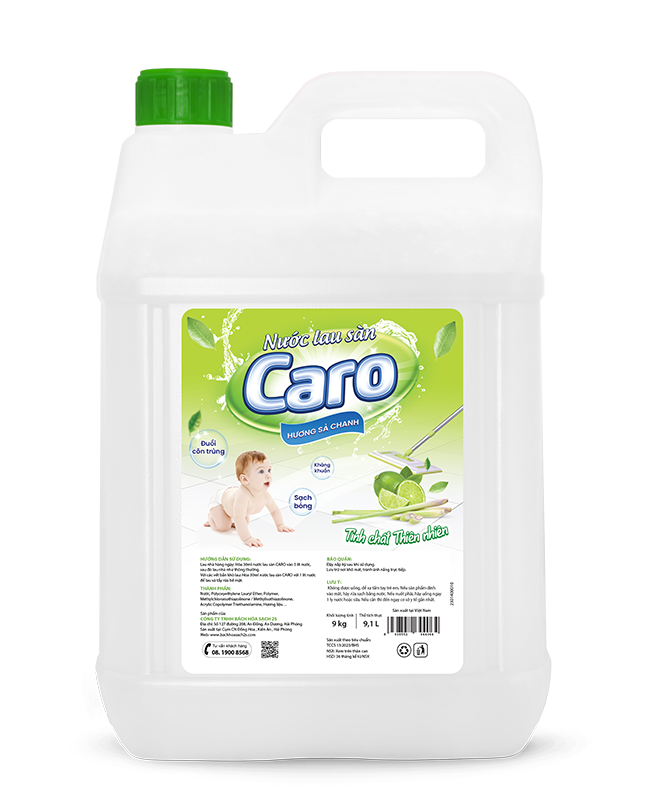 Nước lau sàn CARO Sả chanh 9kg