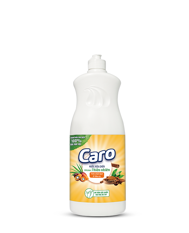 Nước rửa chén CARO Thiên nhiên Tinh chất Quế 750g