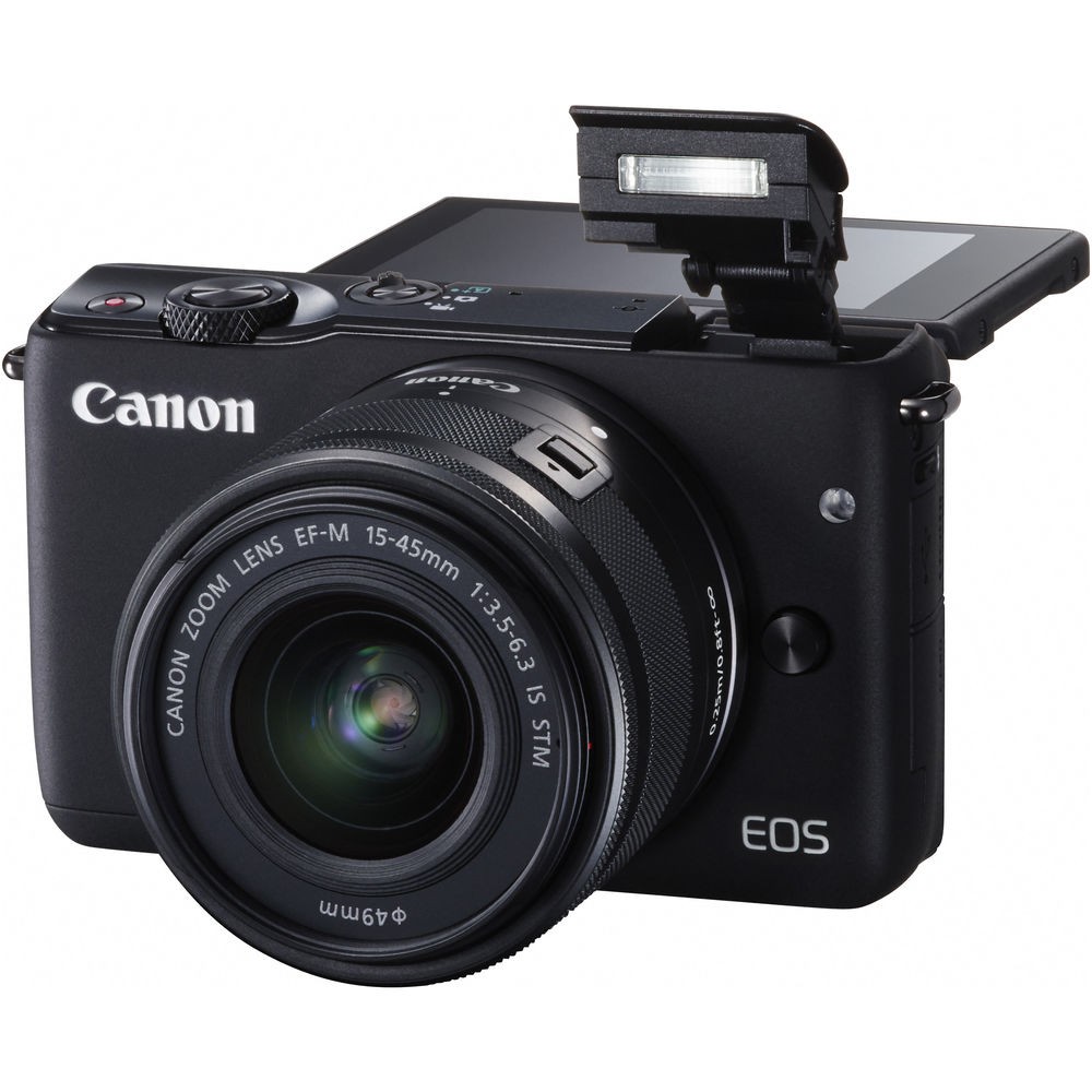 Canon EOS M10 EF-M 14-45mm STM (Màu Đen), Mới 99%