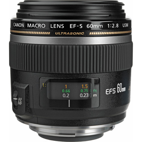 Canon EF-S 60mm F2.8 Macro USM , Mới 97%