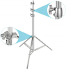 Chân đèn INOX Qihe J220S