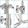 Chân đèn INOX Qihe J220S