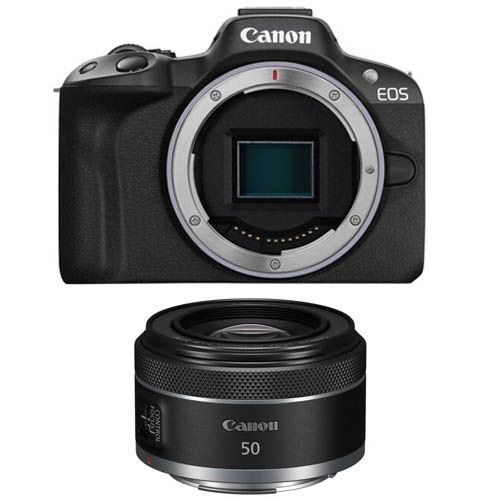 Canon EOS R50 + RF 50mm F1.8 STM, Mới 100% (Chính hãng Lê Bảo Minh)