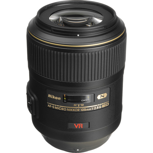Nikon AF-S 105mm F2.8G IF ED VR Micro Nano, Mới 96% (Kính xước lông mèo)