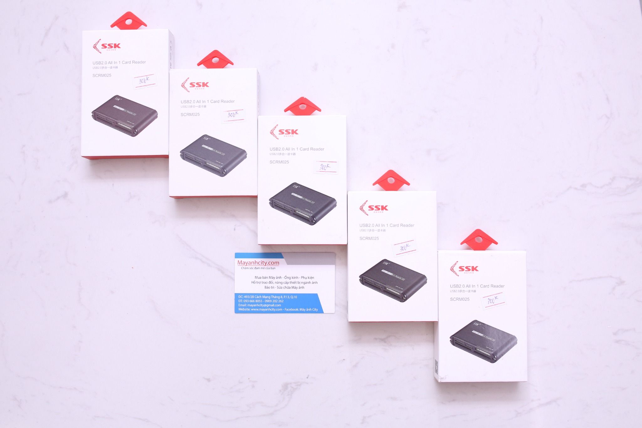 Đầu đọc thẻ nhớ đa năng SSK SCRM025 All In 1 Card Reader III – Máy Ảnh City