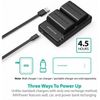 Pin RAVPower LP-E6N for Canon EOS 5D Mark IV, 5D Mark III, 5DS, 5DS R, 5D Mark II, 6D Mark II, 7D Mark II, 7D, 80D, 70D, 60D, 6D......