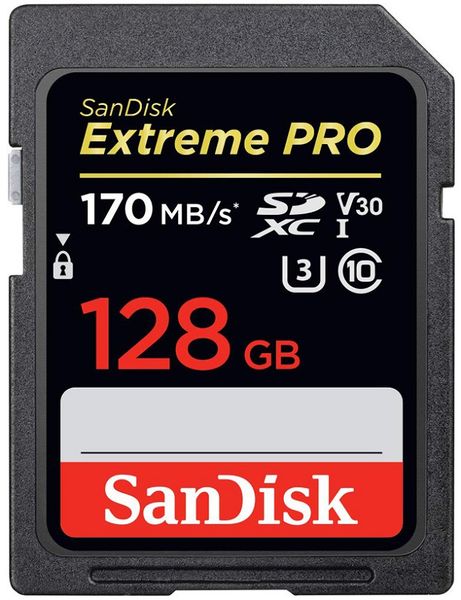 Thẻ nhớ SDXC SanDisk Extreme Pro U3 V30 1133 x 128GB 200MB/s