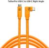 Dây cáp TetherPro USB-C to USB-C-Dài 4.6m Right Angle