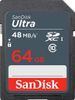 Thẻ nhớ SD Sandisk Ultra 64GB / 320x / Class 10 / 48Mb/s
