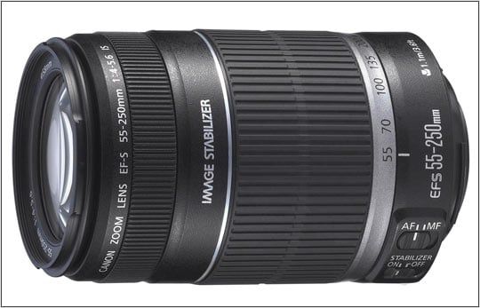 Canon EF-S 55-250mm f/4-5.6 IS, Mới 96%