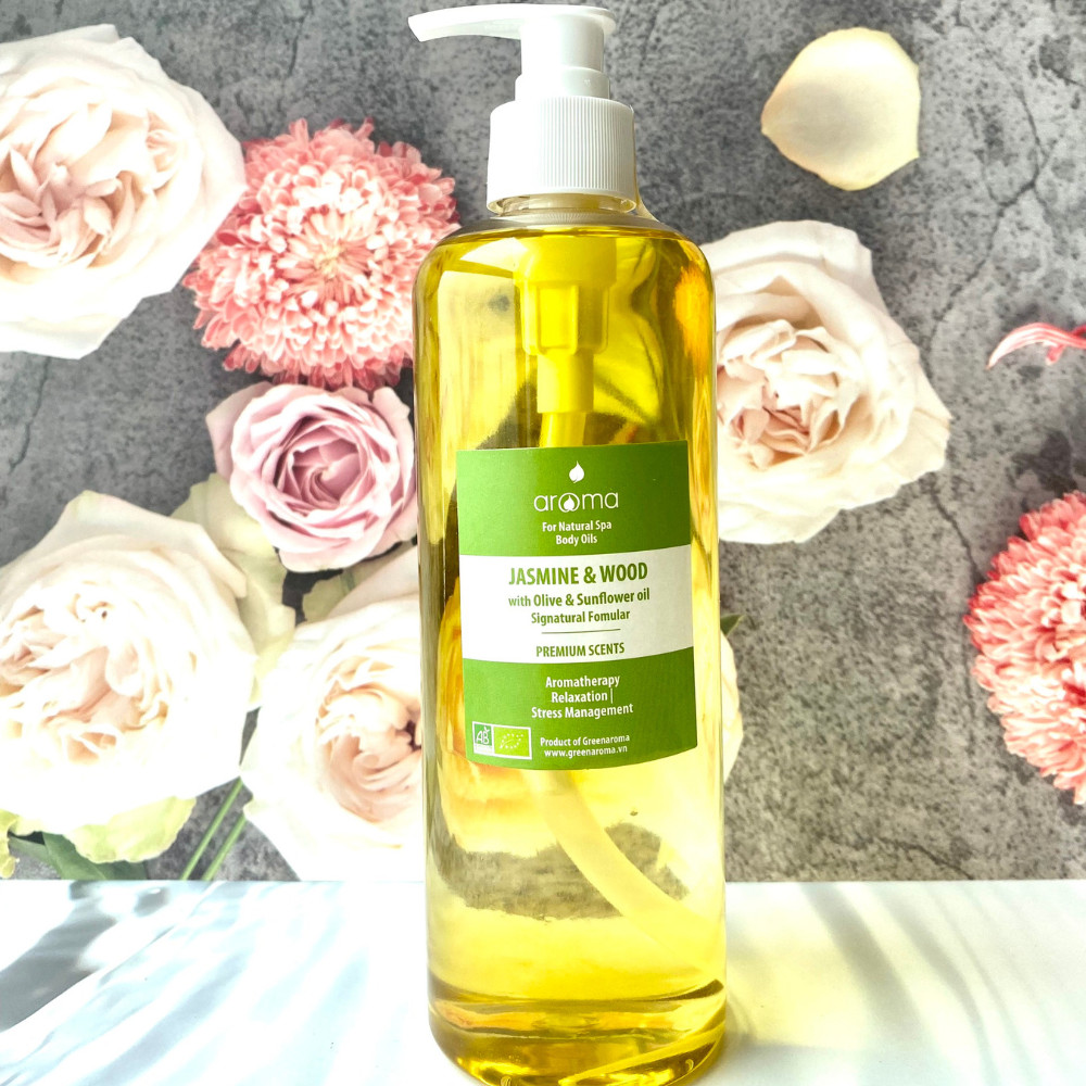 Dầu Massage Hoa Lài & Gỗ Jasmine Aroma 100% Thiên Nhiên – Bí Quyết Cho Làn Da Sáng Mịn Và Tinh Thần Thư Thái