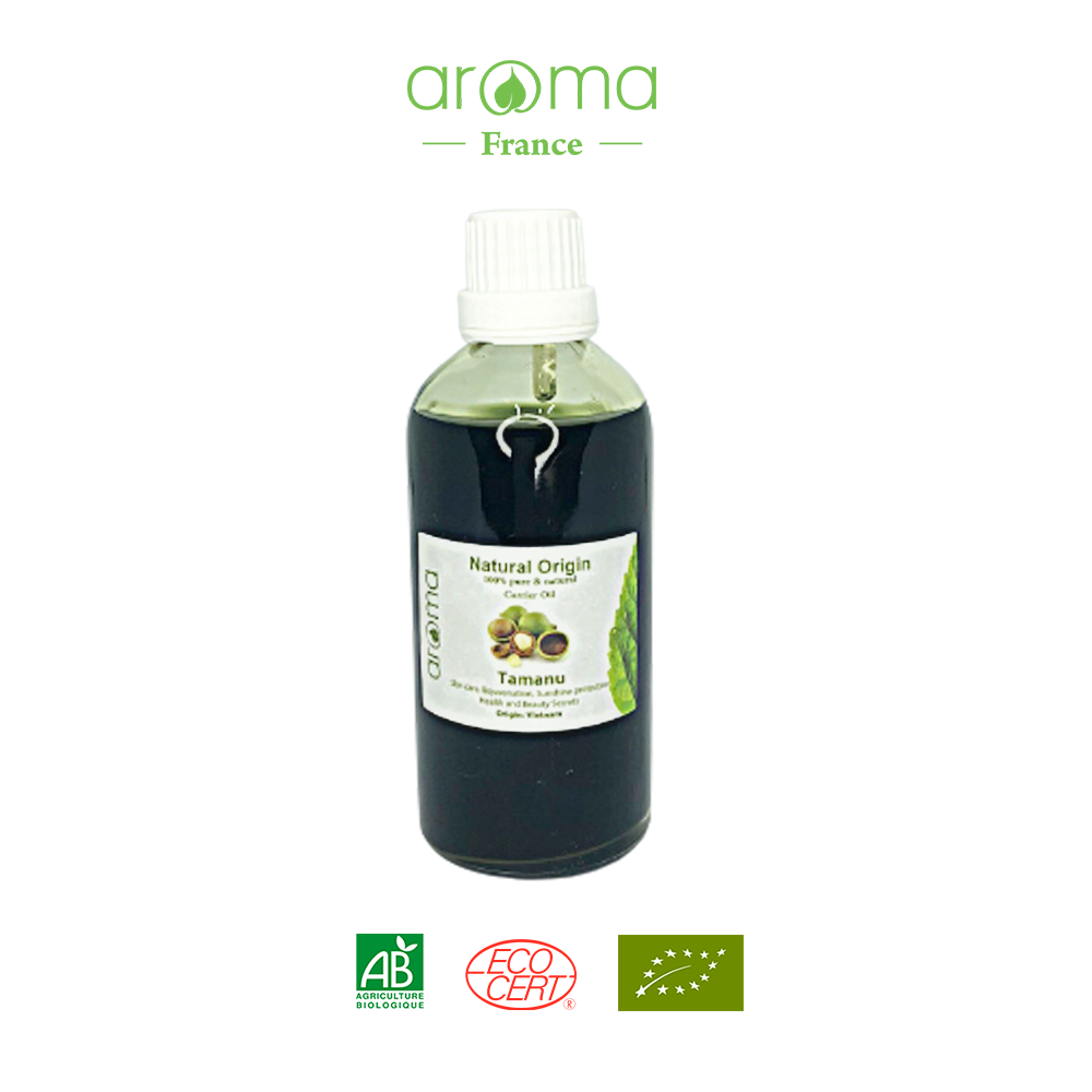 Dầu massage body Mù u - Dầu trị bỏng, chàm, azema - Tamanu Body oil