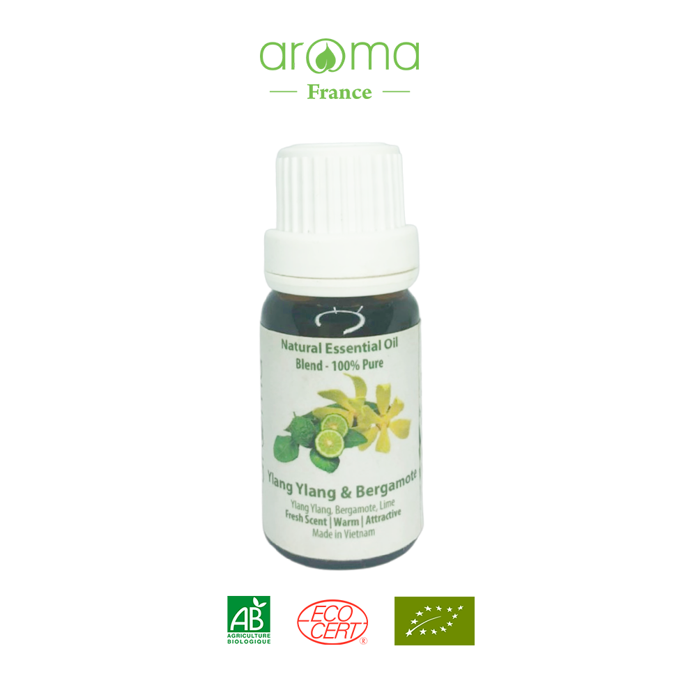 Tinh Dầu Ngọc Lan Tây Cam Hương Aroma Ylang Ylang Bergamot – Thư Giãn, Cải Thiện Giấc Ngủ và Làm Sạch Không Gian