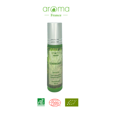 Dầu Sả Chanh Aroma Lemongrass - Dầu Xoa Hít Ngửi Giảm Đau, Thư Giãn Tinh Thần