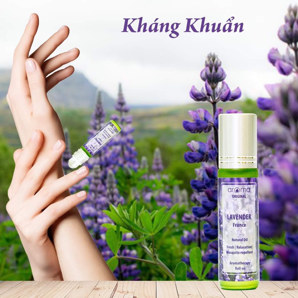 Tinh Dầu Hữu Cơ Oải Hương Tươi - Eco True Lavender Essential Oil - tinh dầu xông nhà, tinh dầu thơm nhà