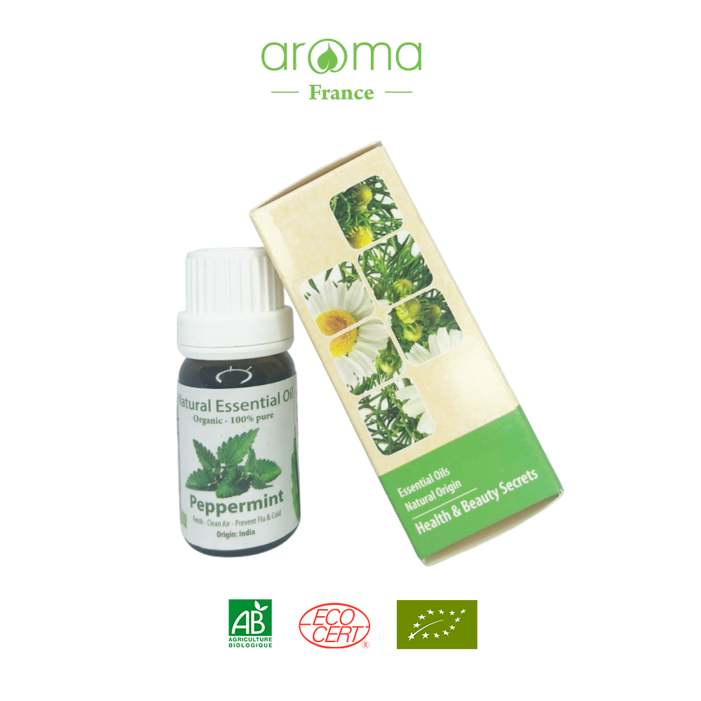 Tinh Dầu Hữu Cơ Bạc Hà Pháp - Eco Peppermint Essential Oil - Tinh dầu bạc hà, tinh dầu xông nhà, tinh dầu thơm nhà