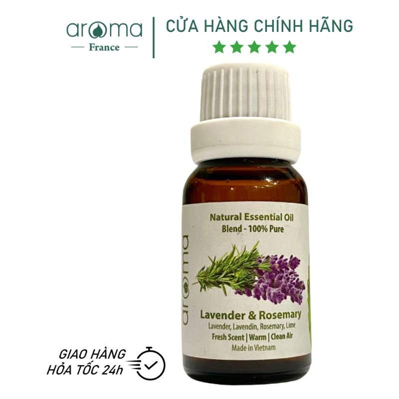 Tinh Dầu Thiên Nhiên Oải Hương & Hương Thảo - Lavender & Rosemary Essential Oil - Tinh dầu oải hương - Tinh dầu hương thảo, tinh dầu xông nhà, tinh dầu thơm nhà