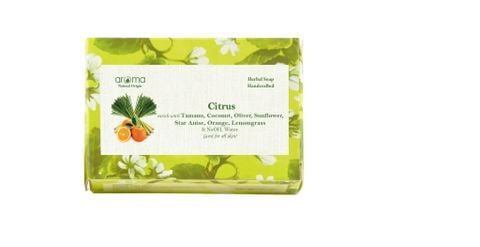 Xà phòng handmade Sả cam - Citrus Blend Handcrafted Soap  - Xà phòng thiên nhiên Aroma - Xà phòng thủ công sả cam