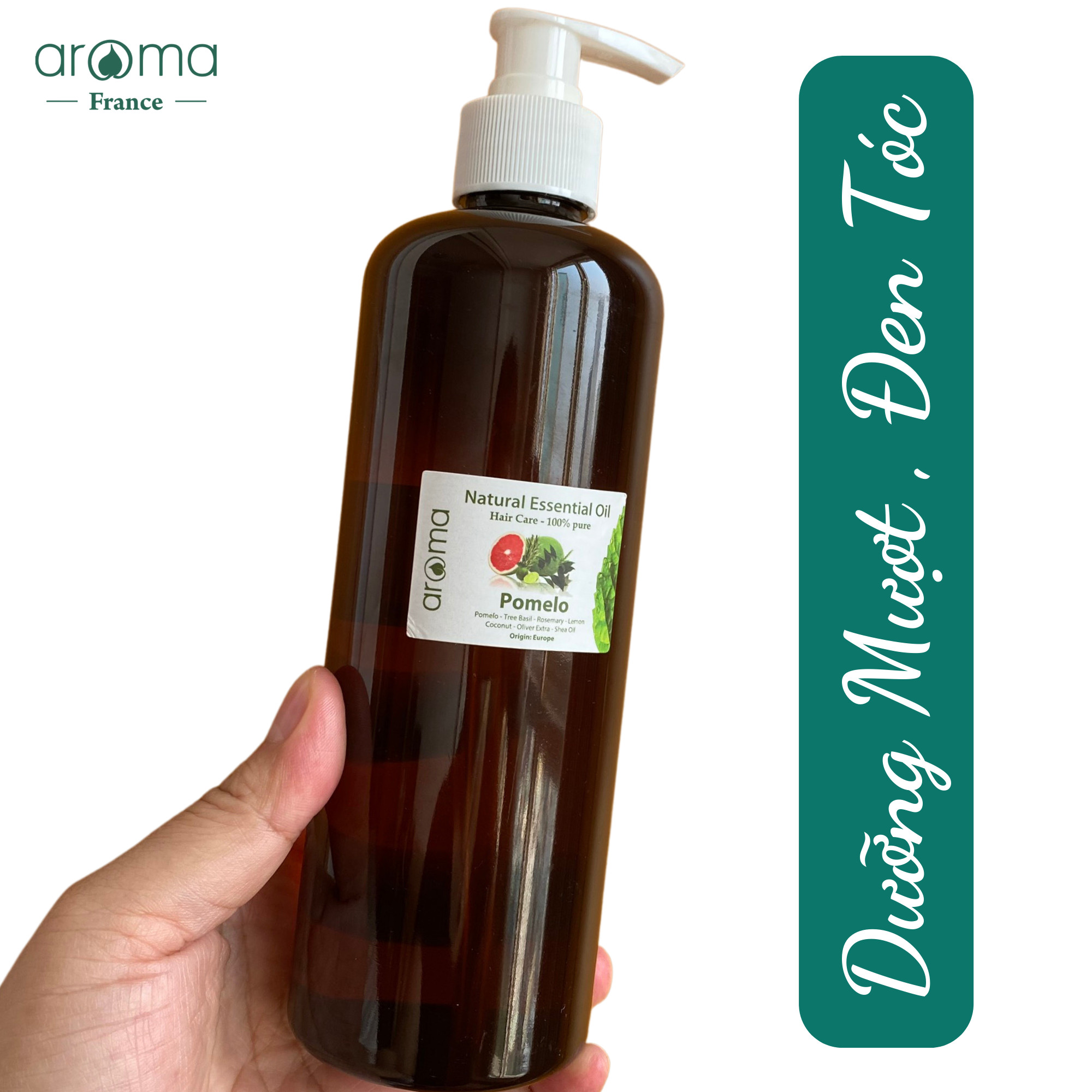 Dầu Chống Rụng & Bạc Tóc Bưởi Pomelo Aroma 100% Thiên Nhiên – Giải Pháp Toàn Diện Cho Mái Tóc Khỏe Mạnh
