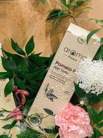 Xịt dưỡng tóc vỏ bưởi Aroma Pomelo Pro Kích thích mọc tóc, chống bạc