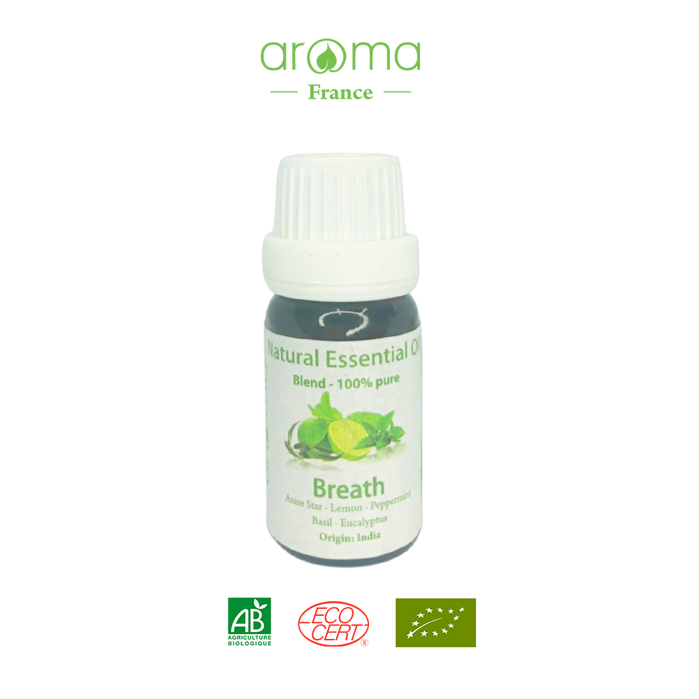Tinh Dầu Bạc Hà Khuynh Diệp Aroma Breath – Kháng Viêm, Đuổi Muỗi, Làm Sạch Không Gian