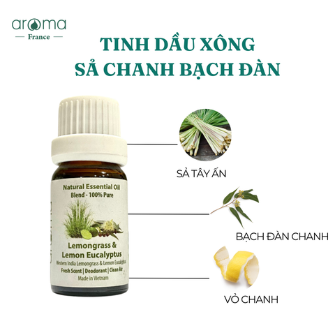 Tinh Dầu Sả Chanh Bạch Đàn Chanh Aroma Lemongrass Lemon Eucalyptus – Sự Lựa Chọn Tinh Khiết Từ Thiên Nhiên