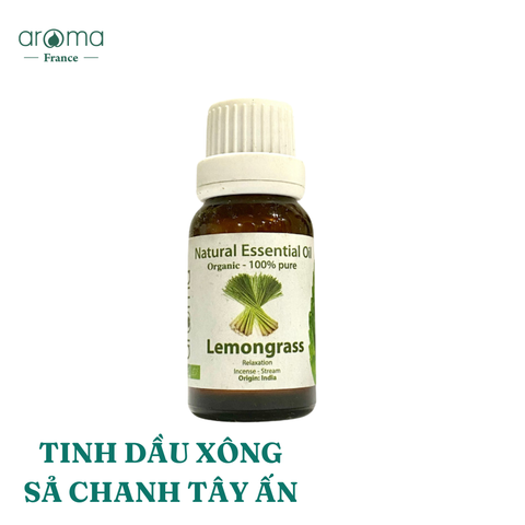 Tinh Dầu Sả Chanh Nguyên Chất Tây Ấn – Khử Mùi, Đuổi Muỗi, Thư Giãn Tự Nhiên