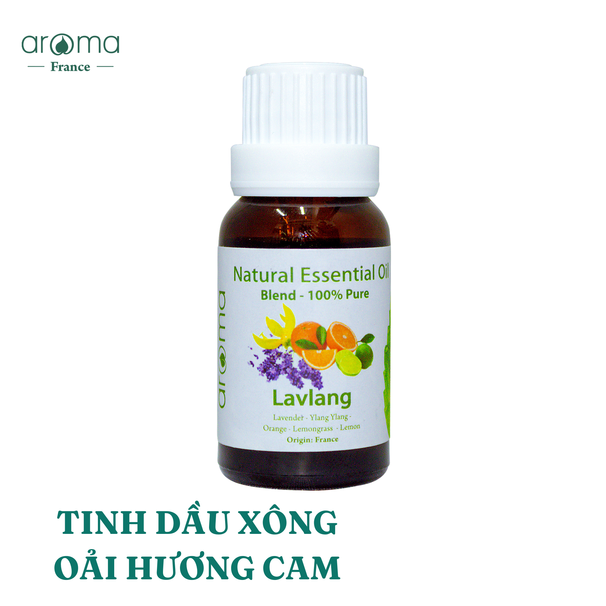 Tinh Dầu Thiên Nhiên Oải Hương Cam - Lavlang Essential Oil Thư giãn - Tinh dầu oải hương - Tinh dầu cam, tinh dầu xông nhà, tinh dầu thơm nhà