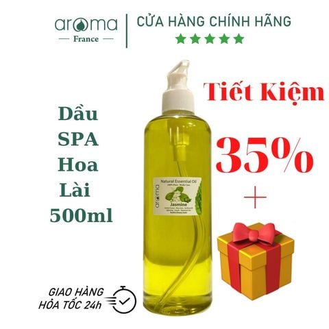 Dầu massage body, dầu massage toàn thân, dầu massage thư giãn, dầu massage yoni toàn thân, dầu massage thăng hoa, dầu massage dành cho đàn ông, dầu massage cô be Hoa lài - 500ml