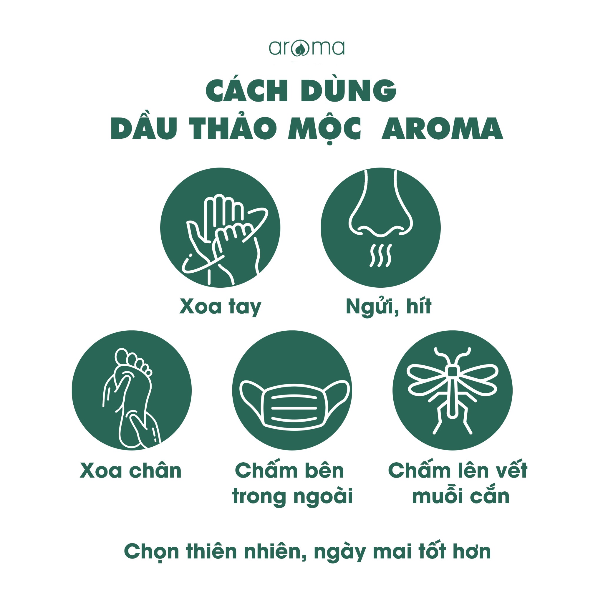 DẦU THẢO MỘC AROMA BẠC HÀ – DẦU NÓNG – DẦU GIÓ THƠM  - DẦU XOA BÓP