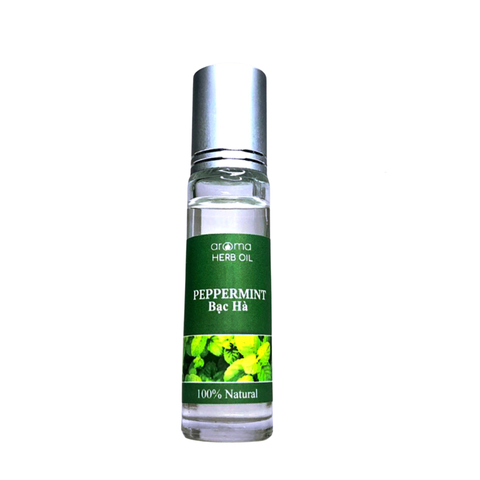 Dầu Nóng Thảo Mộc Bạc Hà Aroma – Tự Nhiên, Chống Ho, Nghẹt Mũi, Giảm Đau Đầu