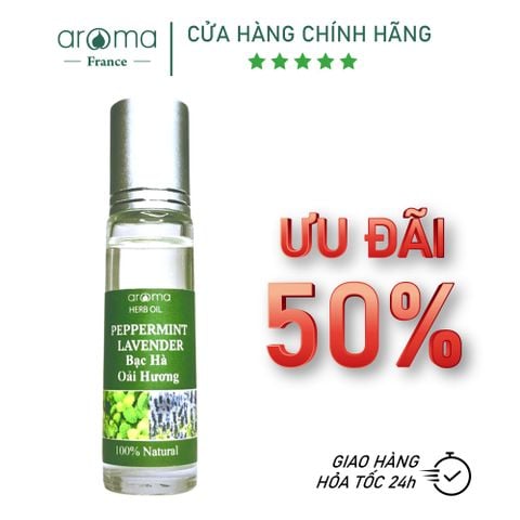 DẦU THẢO MỘC AROMA BẠC HÀ OẢI HƯƠNG – DẦU NÓNG – DẦU GIÓ THƠM - DẦU XOA BÓP