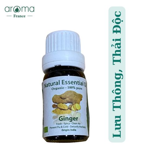 Tinh Dầu Thiên Nhiên Gừng - Ginger Essential Oil - tinh dầu xông nhà, tinh dầu thơm nhà