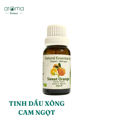 Tinh Dầu Cam Ngọt Nguyên Chất – Giảm Căng Thẳng, Xông Thơm Phòng, Ngủ Ngon