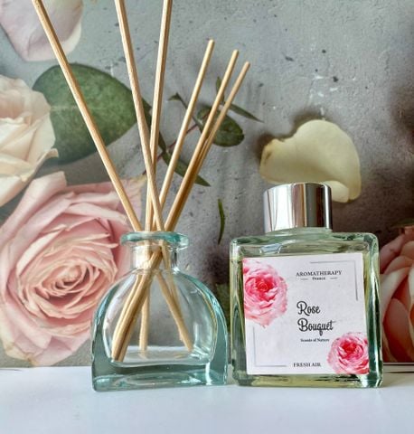 Tinh chất Tỏa hương - Nước hoa thơm phòng Hoa Hồng - Bouston - Nước hoa tạo hương thơm - Khử mùi