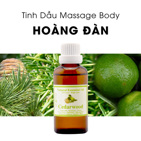 Tinh dầu massage body Hoàng đàn - Cedarwood Body Oil