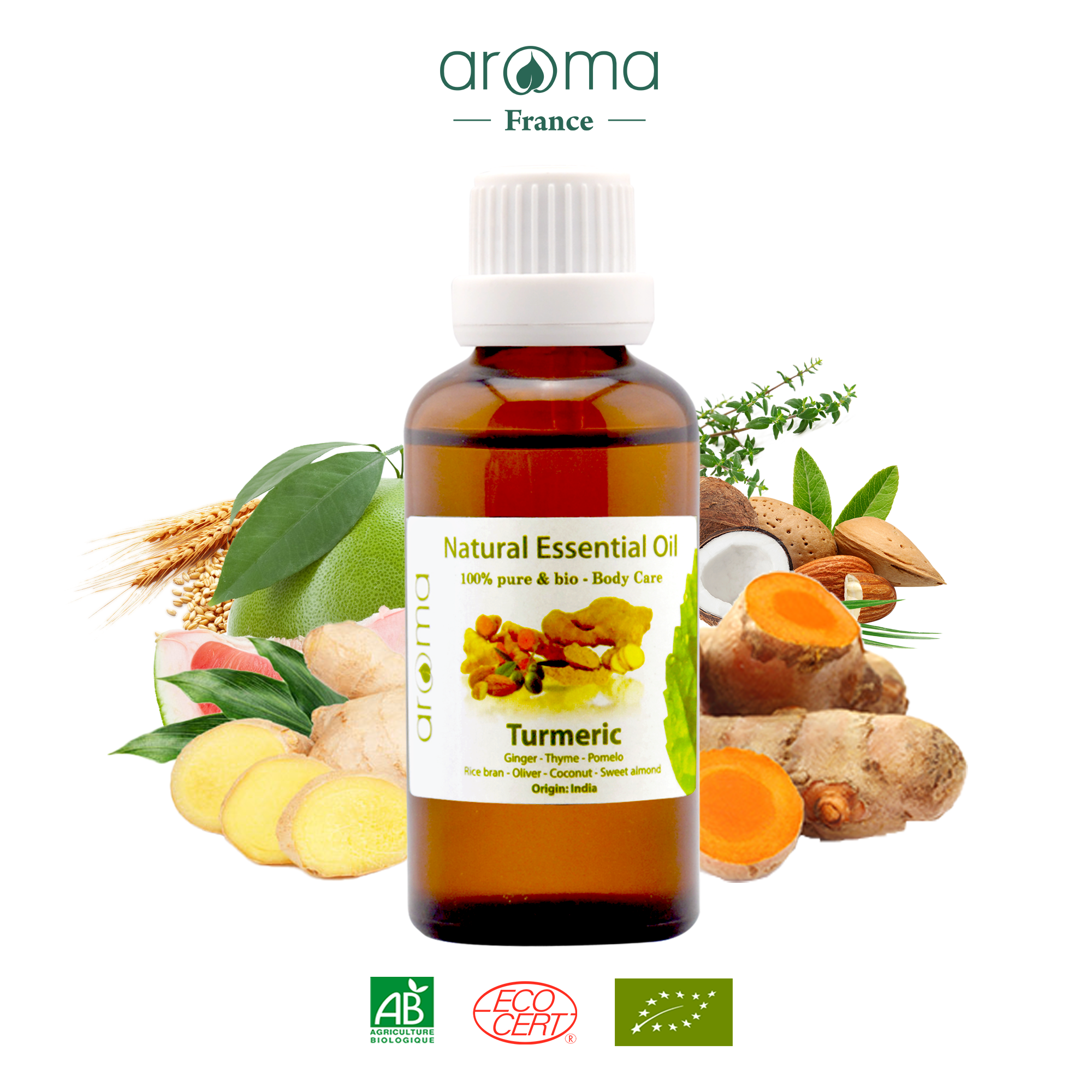 Tinh dầu massage body Nghệ Gừng - Turmeric Body Oil