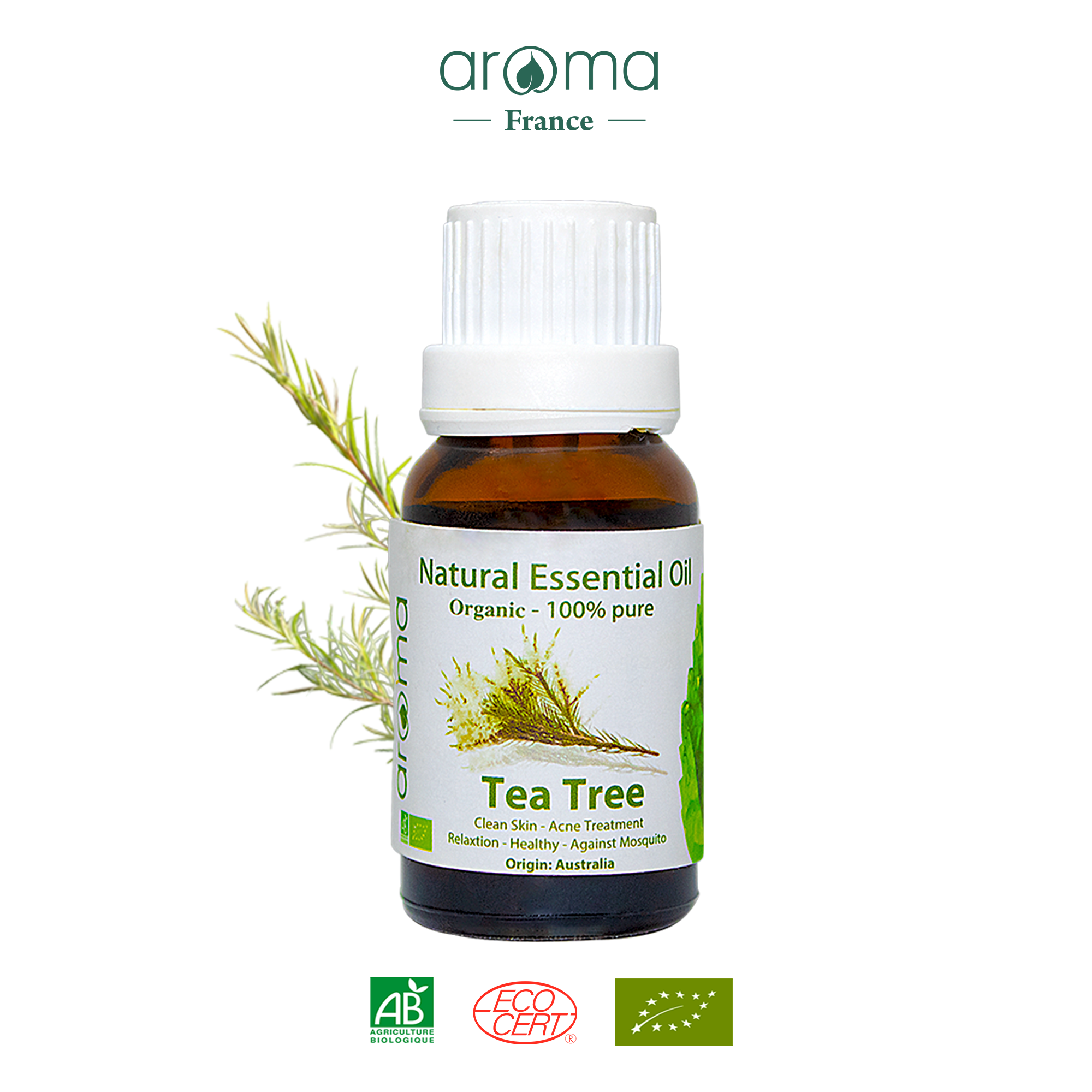 Tinh Dầu Thiên Nhiên Tràm Trà Úc - Tea Tree Essential Oil - Tinh dầu tràm trà, tinh dầu xông nhà, tinh dầu thơm nhà