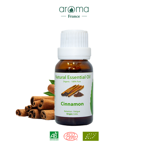 Tinh Dầu Quế Aroma Cinnamon - Tinh Khiết Thiên Nhiên, Ấm Áp, Khử Mùi Mạnh