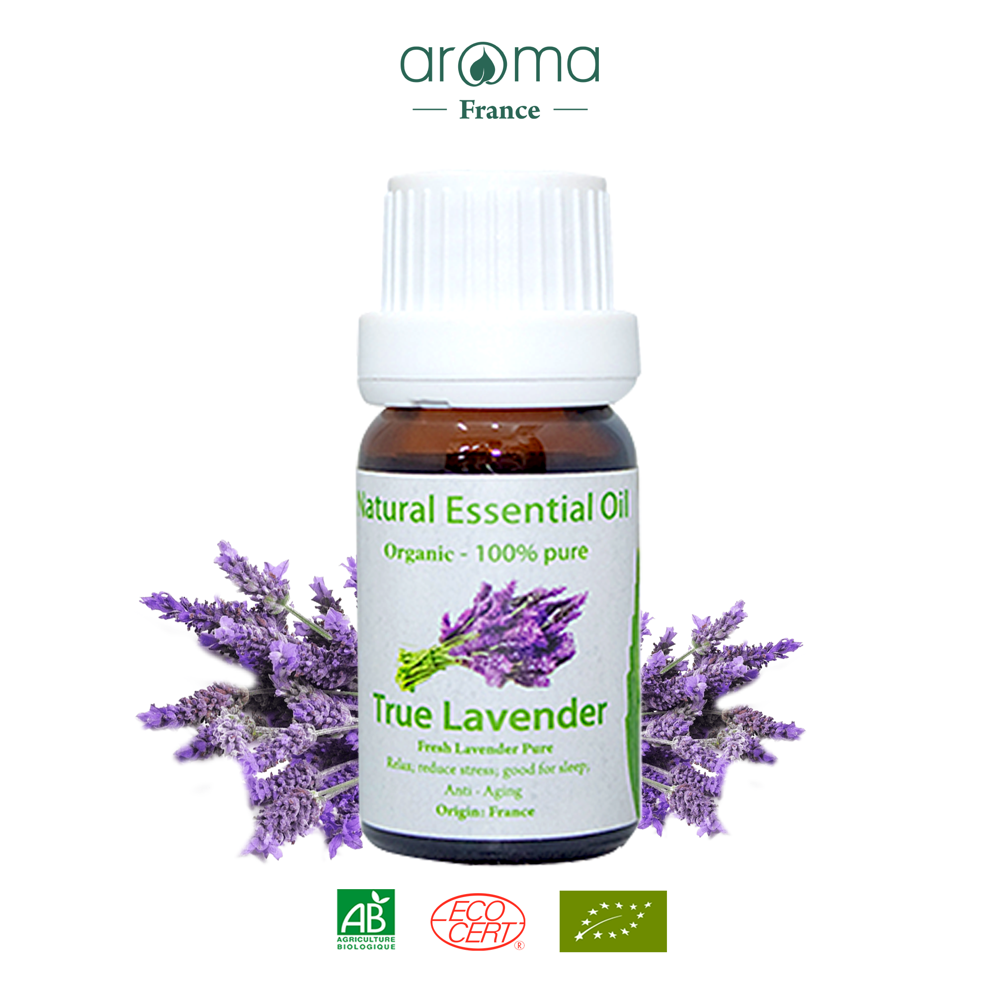 Tinh Dầu Thiên Nhiên Oải Hương Pháp - True Lavender Essential Oil - Tinh dầu oải hương, tinh dầu xông nhà, tinh dầu thơm nhà