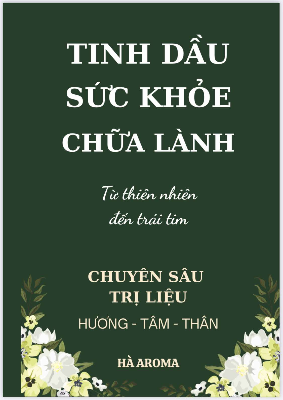 Bộ 3 sách dẫn đầu về tinh dầu & chữa lành tự nhiên 2025 – Độc bản Hà Aroma | Ebooks