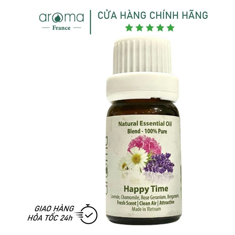 Tinh Dầu Hữu Cơ Cân Bằng & Vui Vẻ - Eco Happy Time Essential Oil - tinh dầu xông nhà, tinh dầu thơm nhà