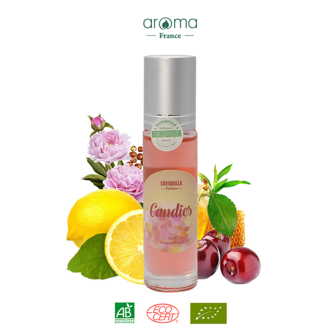 Nước hoa thiên nhiên Rượu, chanh vàng , Hoa mẫu đơn, cherry - Candies perfume