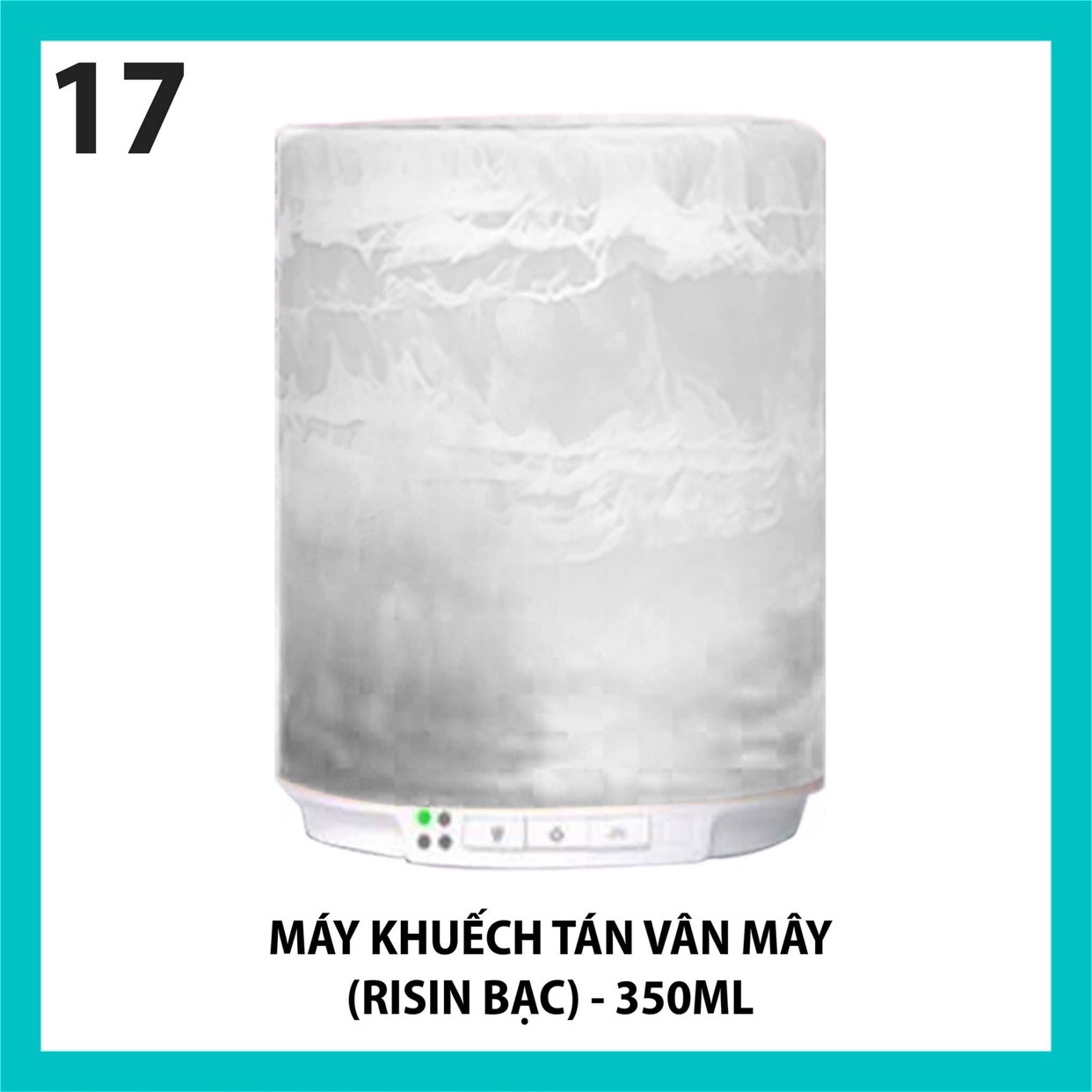 Máy khuếch tán tạo độ ẩm xông tinh dầu Aroma Vân mây resin 250ml